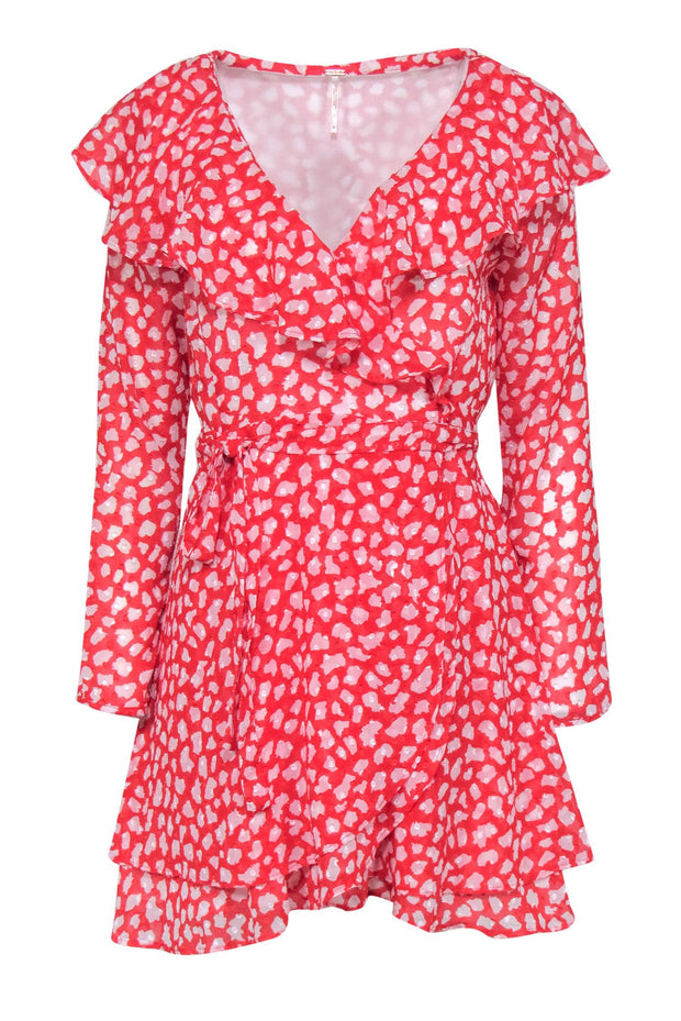 free people red wrap dress Diana Wrap Dress by Free People