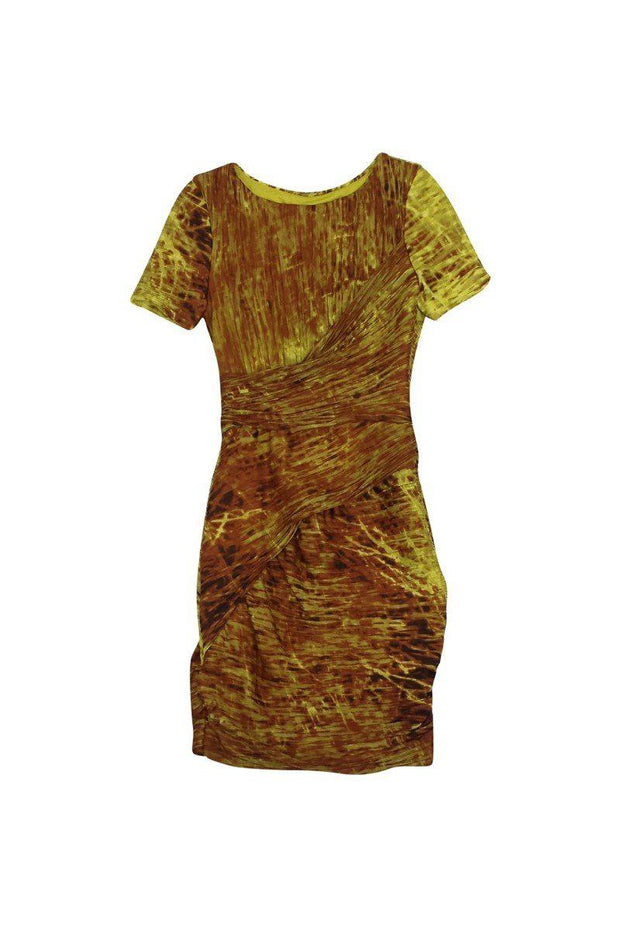halston heritage ruched dress Halston Heritage