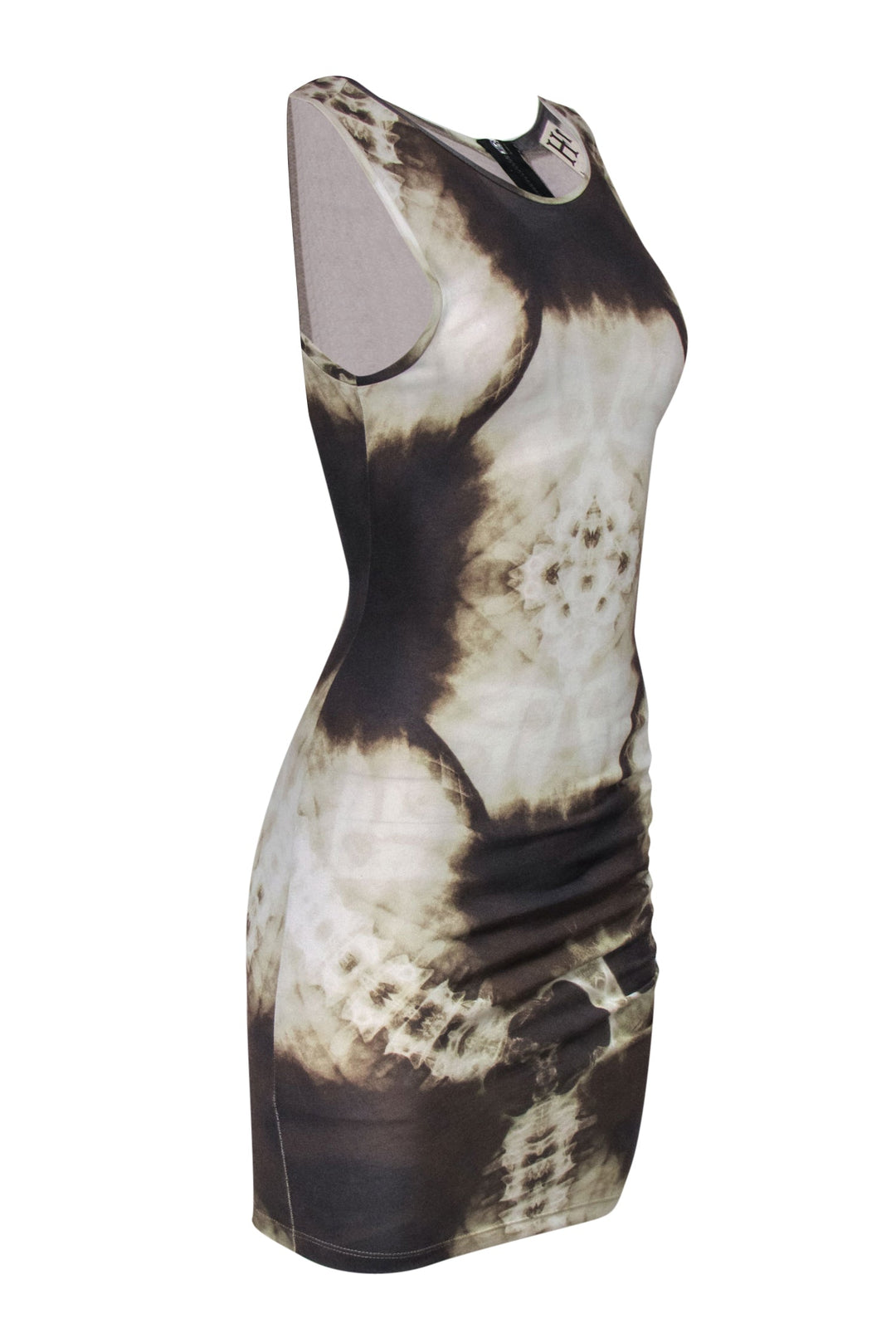 Haute Hippie - Brown X-Ray Tie-Dye Print Tank Dress Sz XS Haute Hippie - Brown X-Ray Tie-Dye Print Tank Dress Sz XS