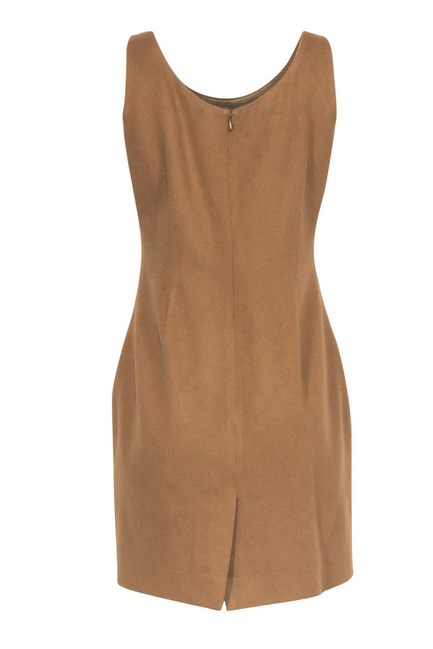 Hobbs - Camel Colored Fuzzy Sheath Dress Sz 10 Hobbs - Camel Colored Fuzzy Sheath Dress Sz 10