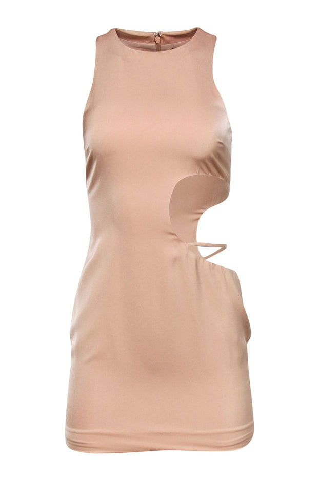 Current Boutique-h:ours - Nude Sleeveless Mini Dress w/ Cutout Sz XS