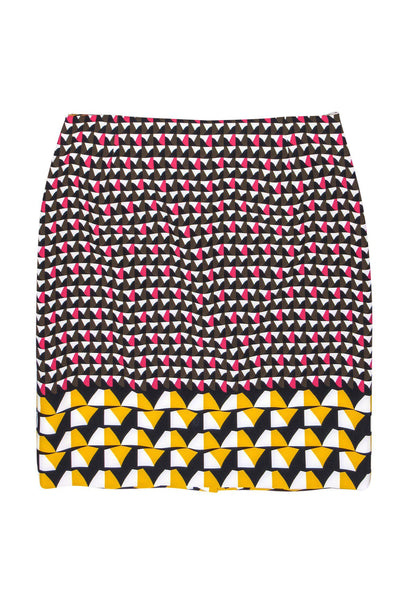 Current Boutique-Hugo Boss - Multicolored Geometric Skirt Sz 14
