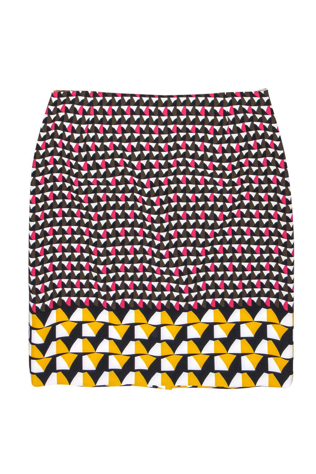 Current Boutique-Hugo Boss - Multicolored Geometric Skirt Sz 14