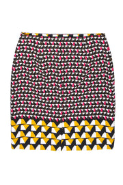 Current Boutique-Hugo Boss - Multicolored Geometric Skirt Sz 14