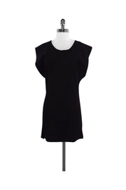 Current Boutique-IRO - Black Suede Shift Dress Sz XS