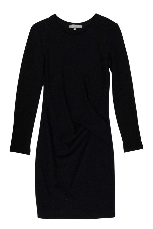 Current Boutique-IRO - Black Fitted Knit Dress Sz 4