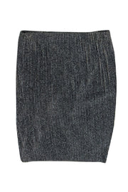 Current Boutique-IRO - Black & Gold Glitter Striped Skirt Sz M