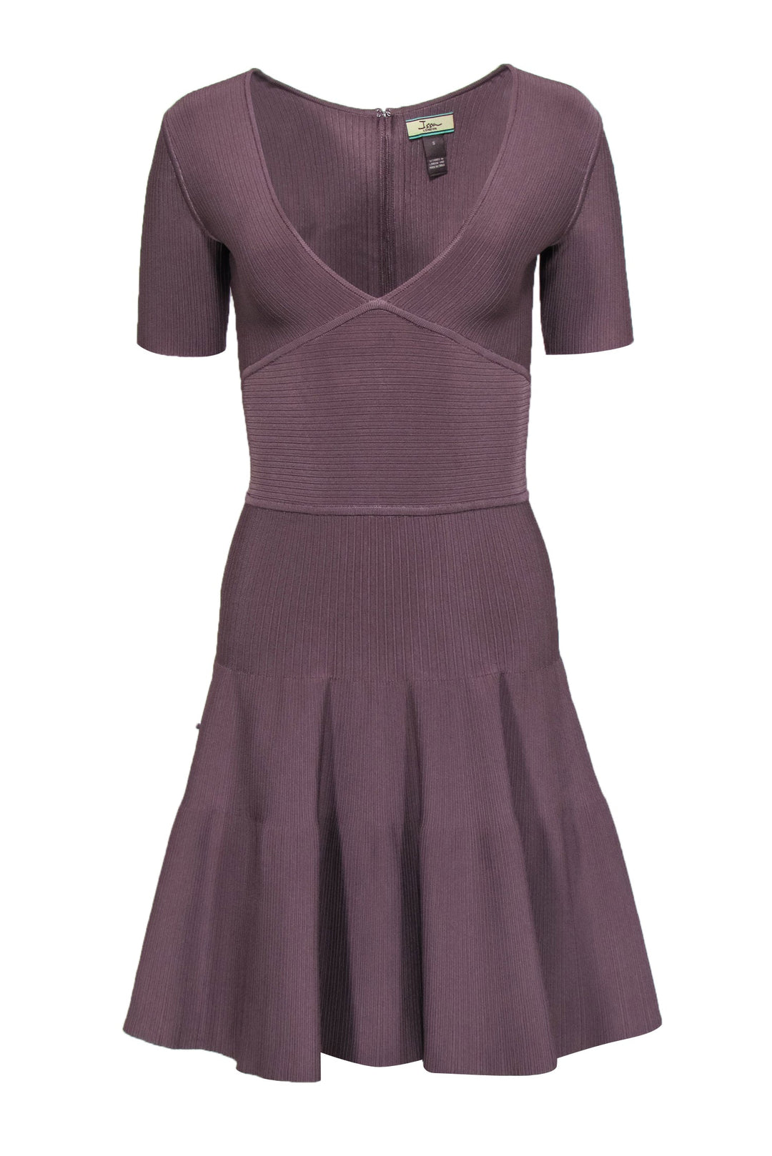 Issa London - Dark Taupe A-Line Plunge Bandage Dress Sz S Issa London - Dark Taupe A-Line Plunge Bandage Dress Sz S