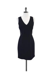 Current Boutique-Jay Godfrey - Black & Tan Lace Sleeveless Dress Sz 4
