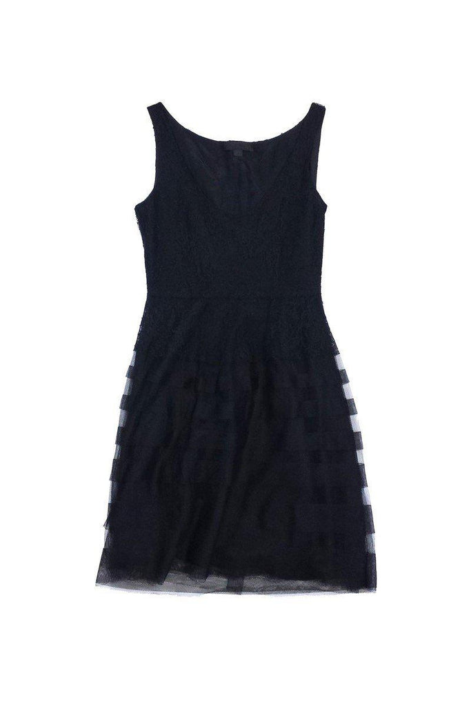 Jill Stuart - Black Lace Sleeveless Dress Sz 0 Jill Stuart - Black Lace Sleeveless Dress Sz 0