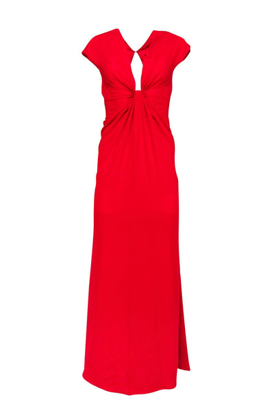 Jill Jill Stuart - Red Knotted Gown Sz 0 Jill Jill Stuart - Red Knotted Gown Sz 0