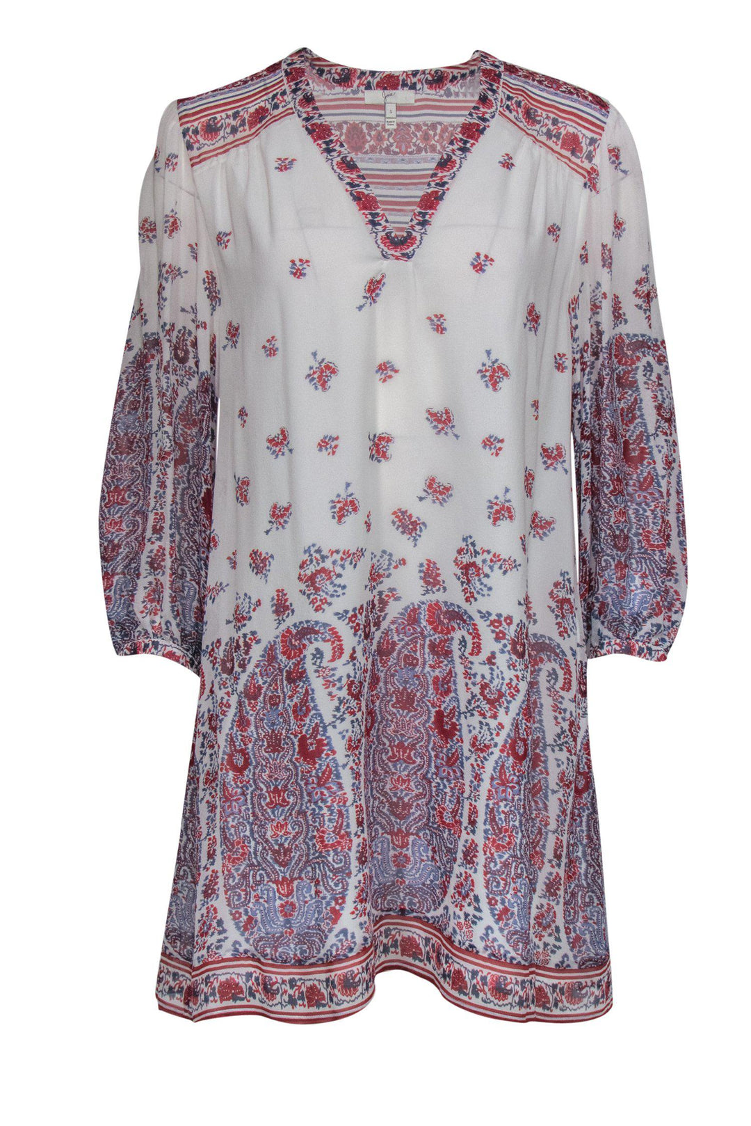joie silk shift dress Joie Billie Tie-Neck Silk Shift Dress