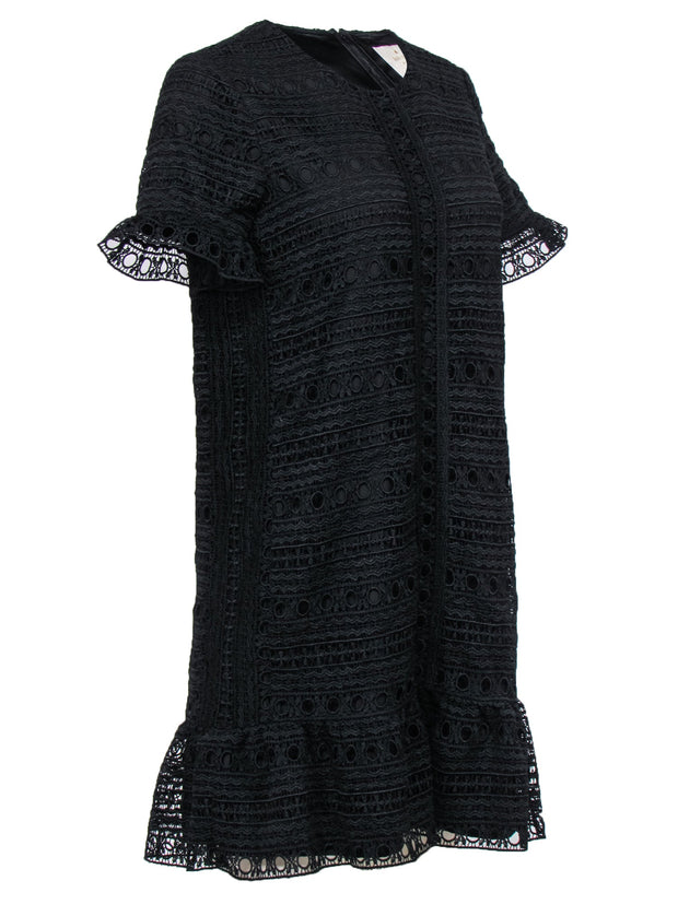 Kate Spade Mixed Lace Shift Dress, Black - Size 4 Kate Spade Mixed Lace Shift Dress, Black - Size 4