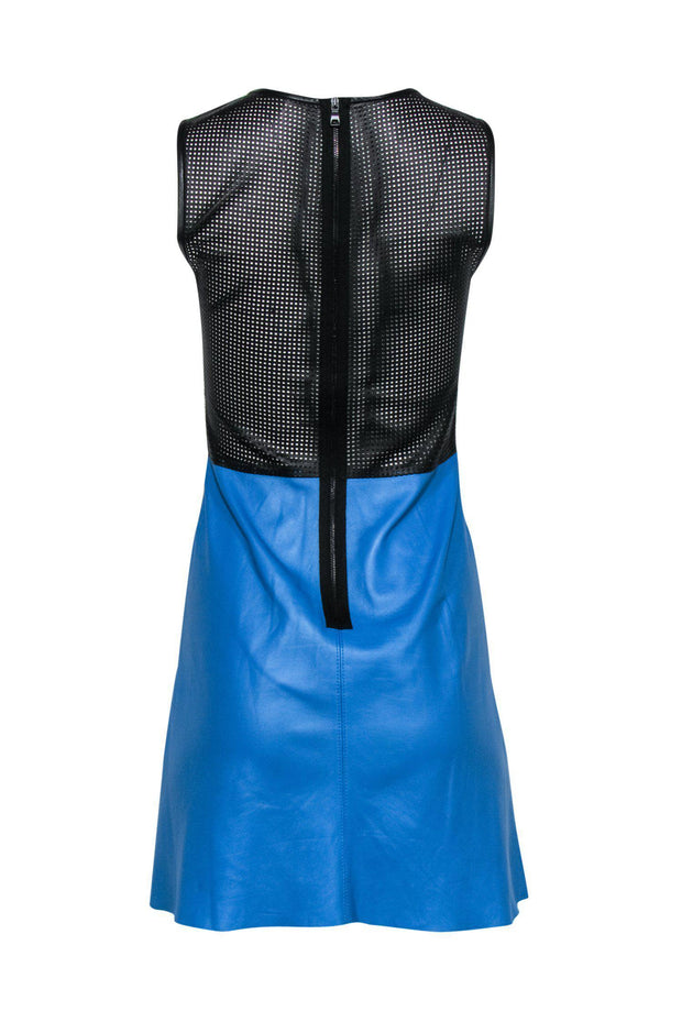 l agence leather dress L'AGENCE Women's Kazuko Laser Cut Midi Dress - Black