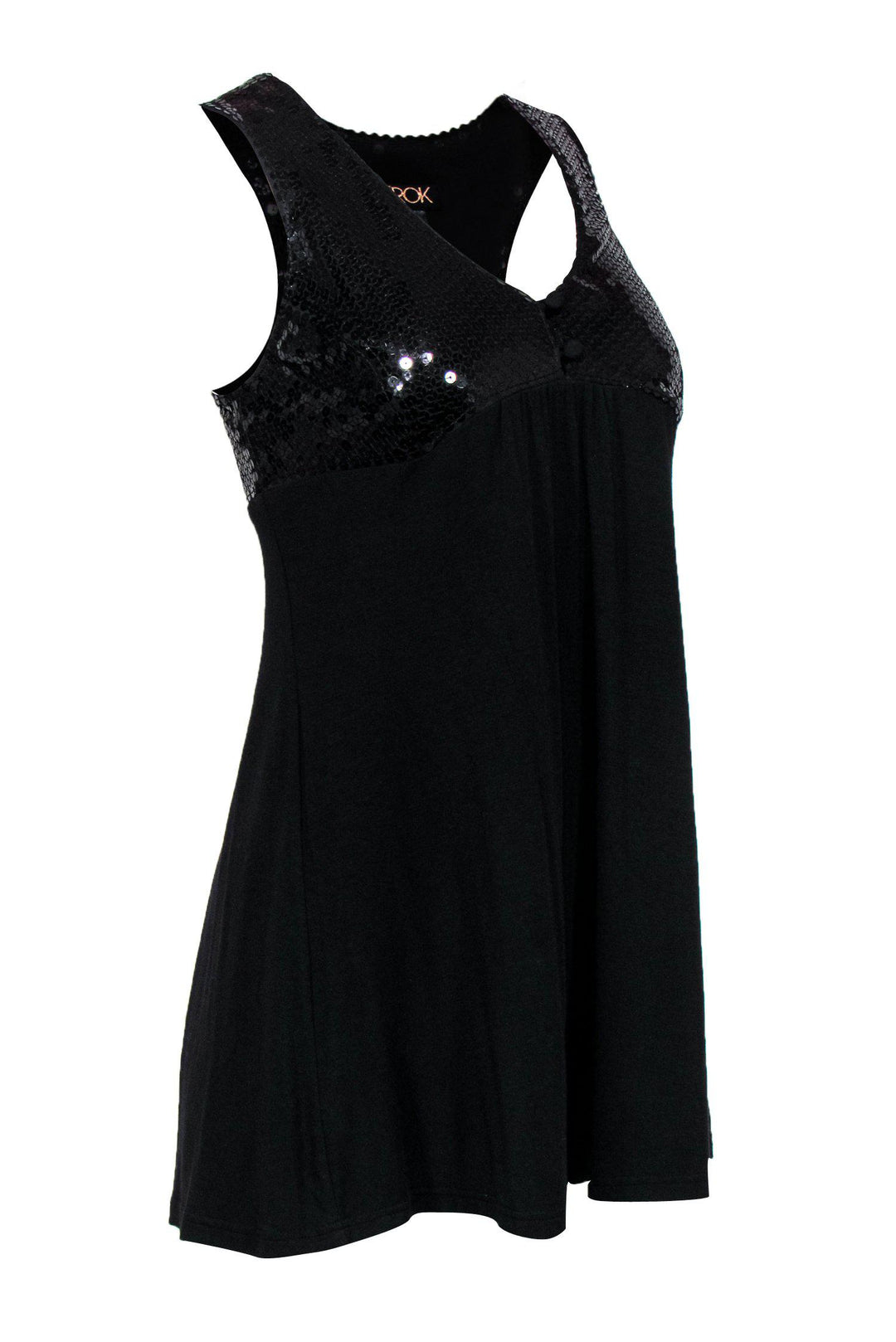 LaROK - Black Sleeveless Mini Dress w/ Sequin Bust Sz XS LaROK - Black Sleeveless Mini Dress w/ Sequin Bust Sz XS