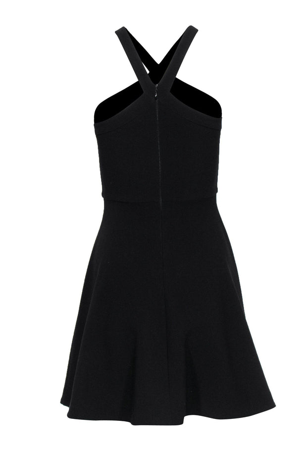 Current Boutique-Likely - Black Sleeveless Fit & Flare Dress w/ Crisscross Design Sz 0