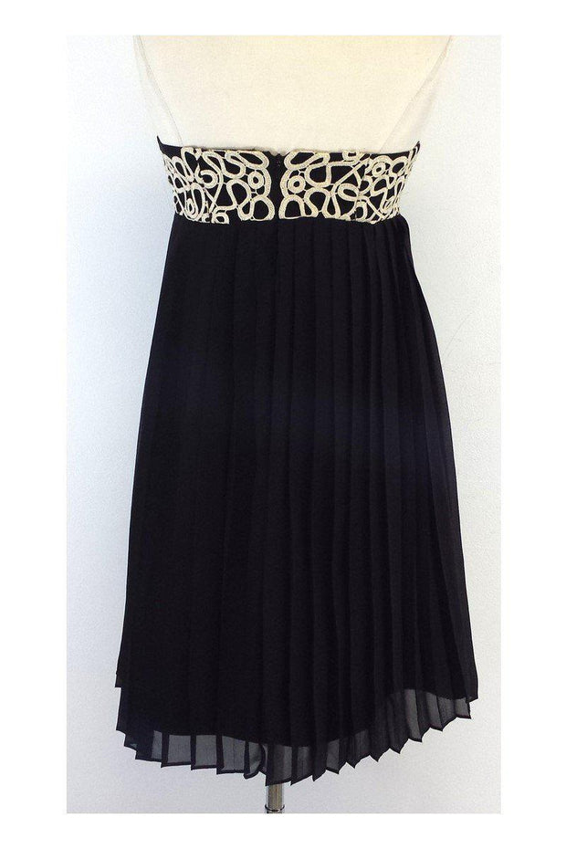 Lilly Pulitzer - Gold & Black Strapless Dress Sz 4 Lilly Pulitzer - Gold & Black Strapless Dress Sz 4