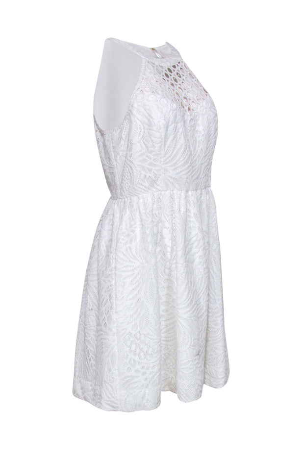 lilly pulitzer white halter dress Lilly Pulitzer NWT Jenette Eyelet Embroidered Halter Sundress