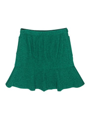 Current Boutique-Maeve - Green Wool Blend Flared Skirt Sz 6