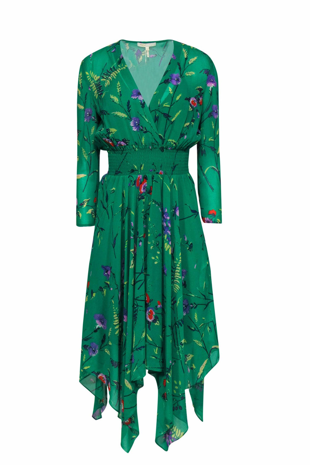 green emerald velvet dress WW40924] Maje