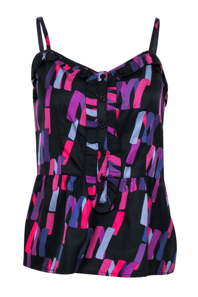 Current Boutique-Marc Jacobs - Printed Ruffle Tank w/ Buttons Sz 2