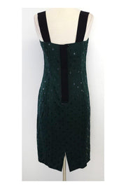 Marc Jacobs - Green & Black Polka Dot Silk Sleeveless Dress Sz 2 Marc Jacobs - Green & Black Polka Dot Silk Sleeveless Dress Sz 2