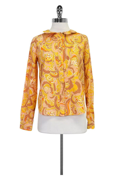 Current Boutique-Marc Jacobs - Multicolor Paisley Top Sz 6