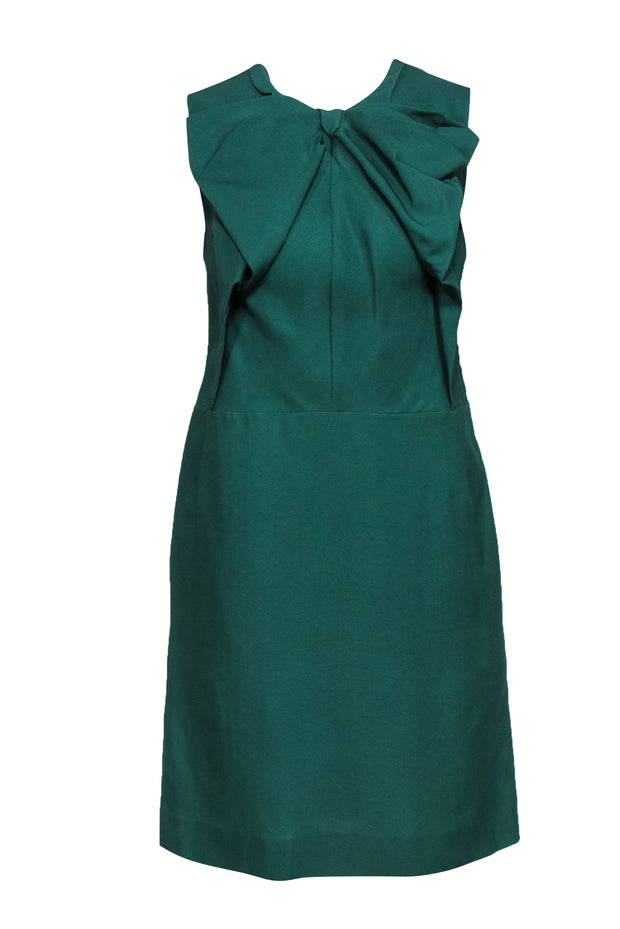 Marni - Green Cap Sleeve Sheath Dress w/ Bow Sz S Marni - Green Cap Sleeve Sheath Dress w/ Bow Sz S
