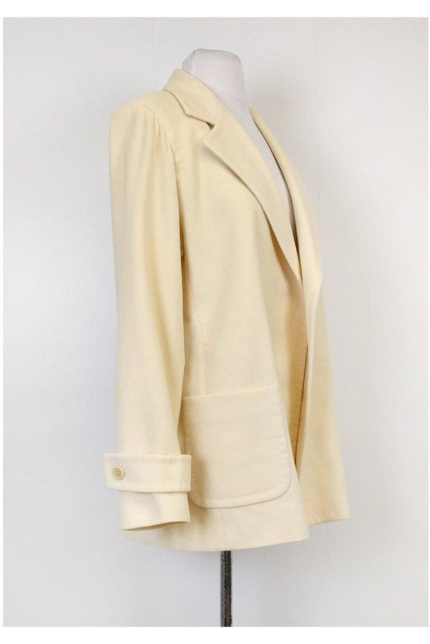 Current Boutique-Max Mara - Cream Wool Jacket Sz 10