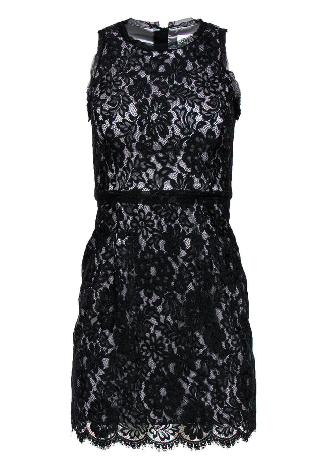 milly floral lace dress Milly Dolores Floral-Embroidered Lace Cocktail Dress