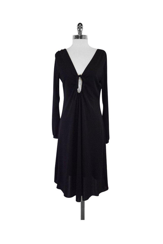 moschino cheap and chic black dress 1990/ 2000 MOSCHINO Cheap and Chic Black Lace Coctail Dress Decorative Bows Spagetti Straps Gorgeous Vintage Moschino Dress XS S Collectable