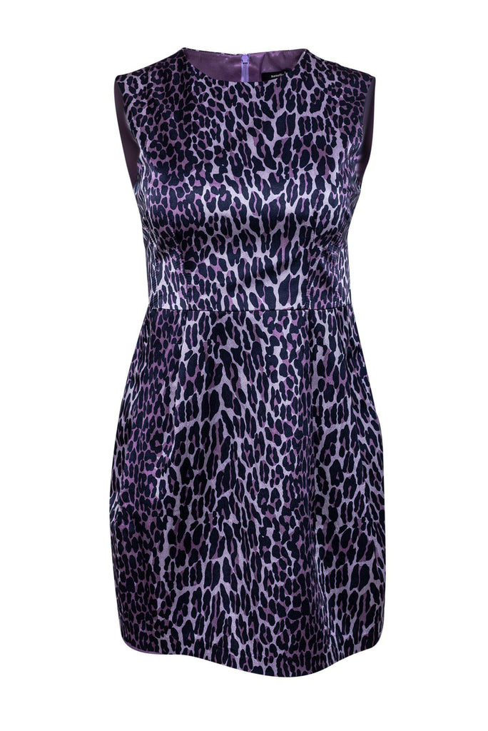 purple dress with leopard shoes The Penelope Purple Leopard | Animal Print Maxi Dress