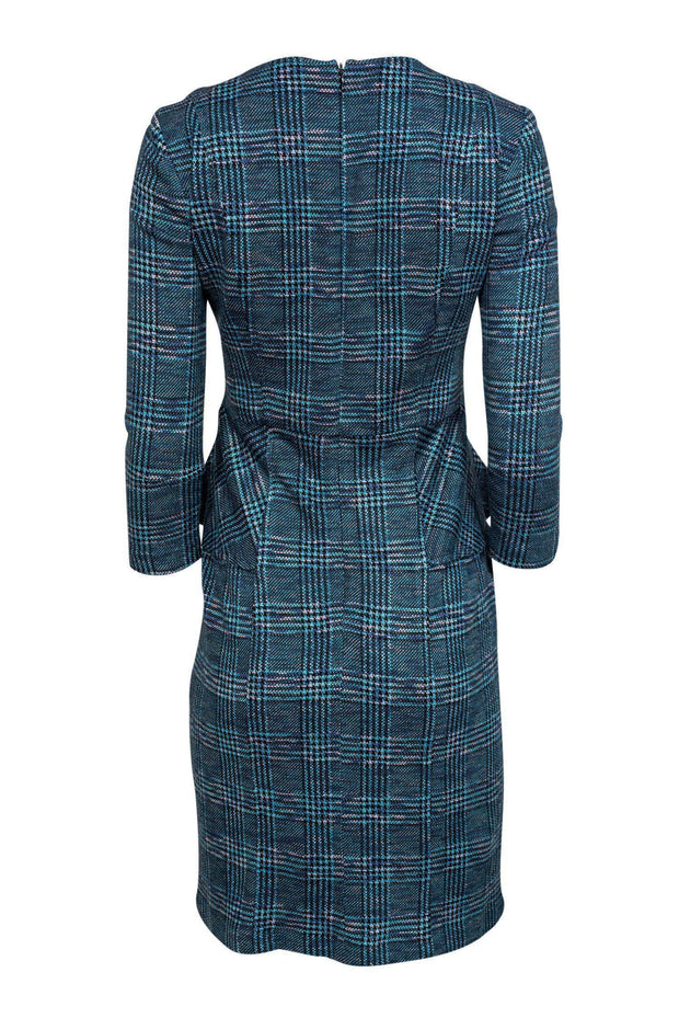 teal peplum dress N28,000, Stylish peplum dress, Teal