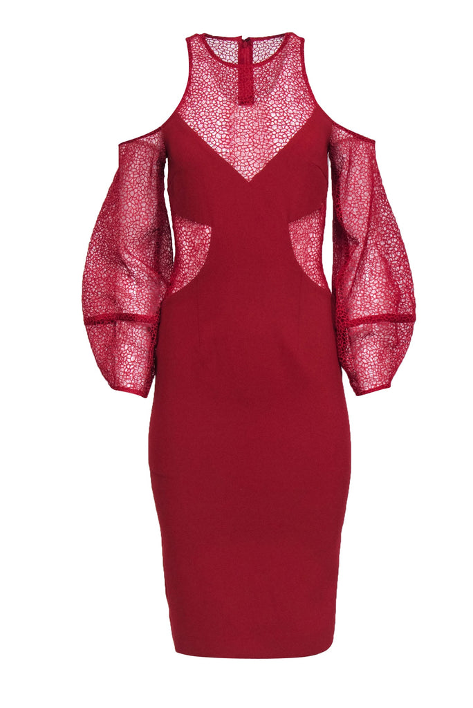 open lace back dress Nicholas