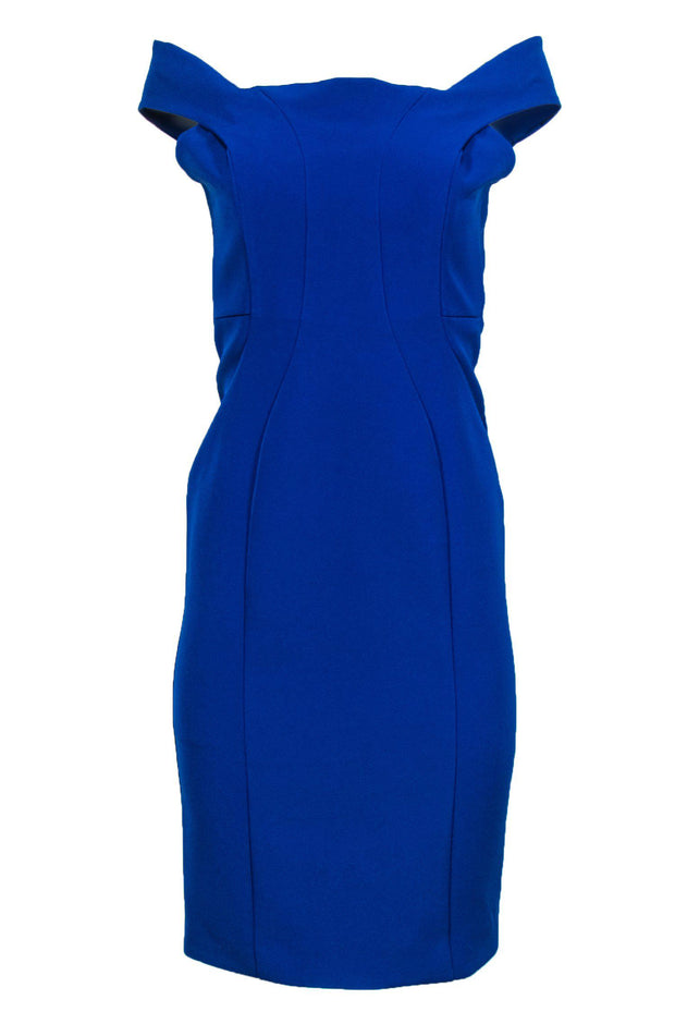 Nicholas - Cobalt Blue Sleeveless Sheath Dress Sz 4 Nicholas - Cobalt Blue Sleeveless Sheath Dress Sz 4
