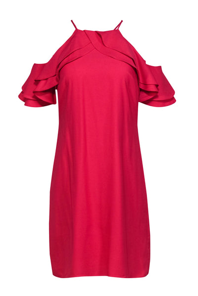 nicole miller red dress Nicole Miller Ladies' Linen Blend Dress Size: S, Color: Red