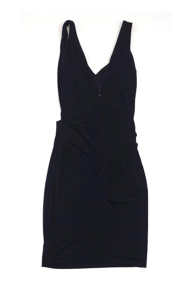 nicole miller black jersey dress 90s Nicole Miller Little Black Dress