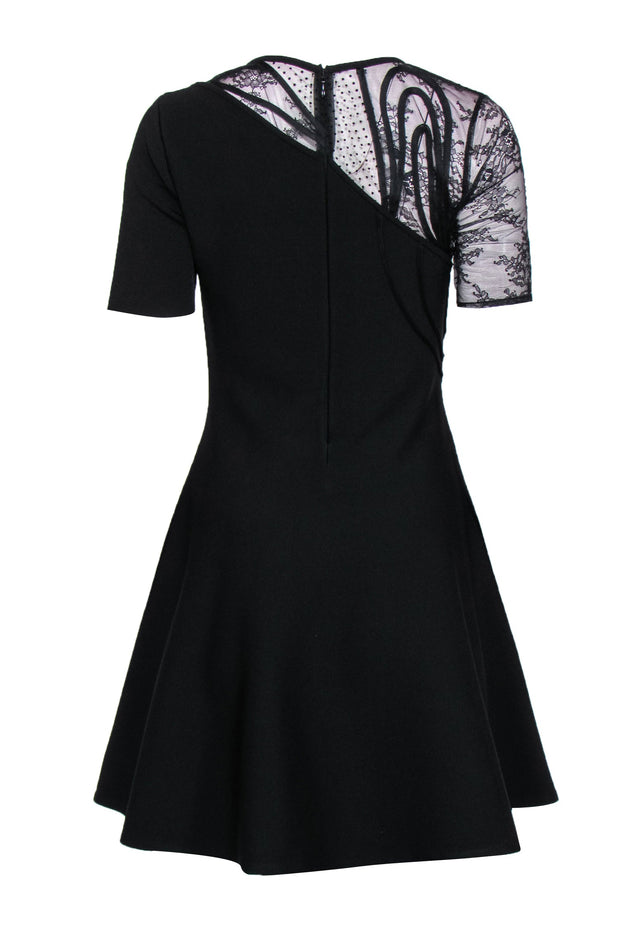 Oscar de La Renta - Embroidered Dress in Black - size M Oscar de La Renta - Embroidered Dress in Black - size M