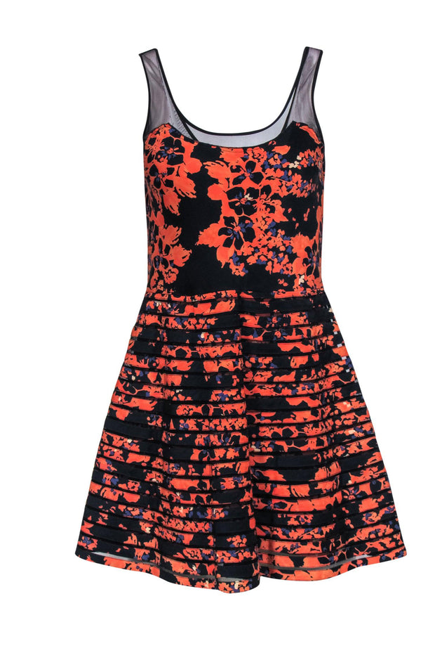 parker fit and flare dress Santorelli