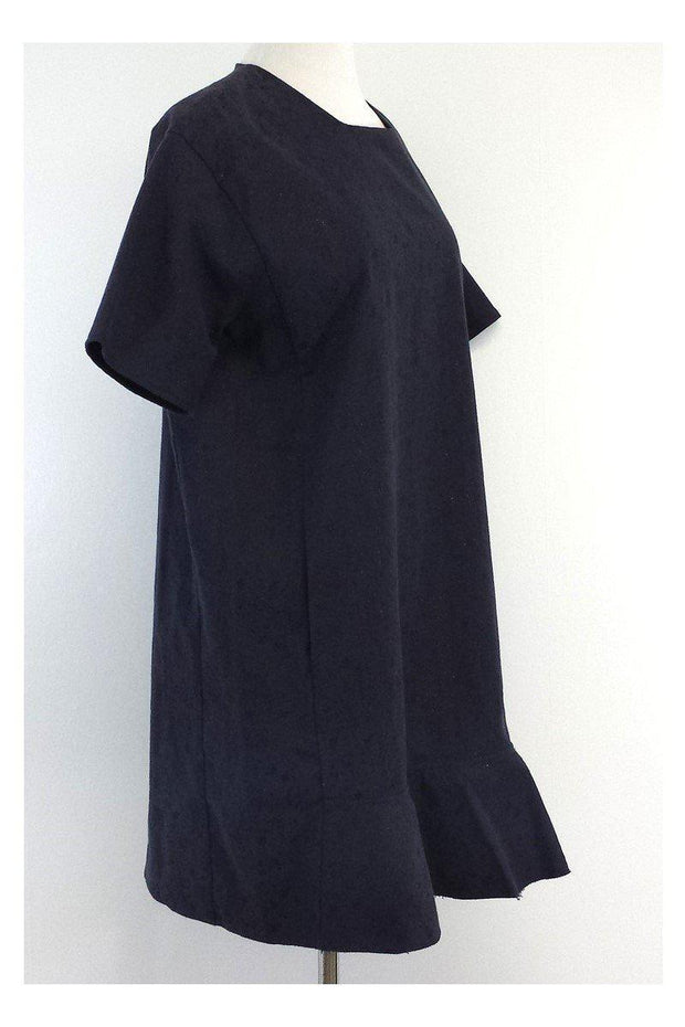 Current Boutique-Paul & Joe Sister - Navy Brocade Short Sleeve Dress Sz 10