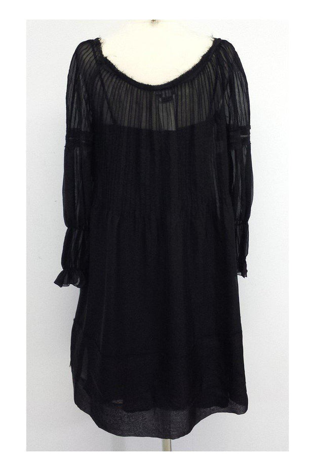 Current Boutique-Philosophy di Alberta Ferretti - Black Silk Dress Sz 6