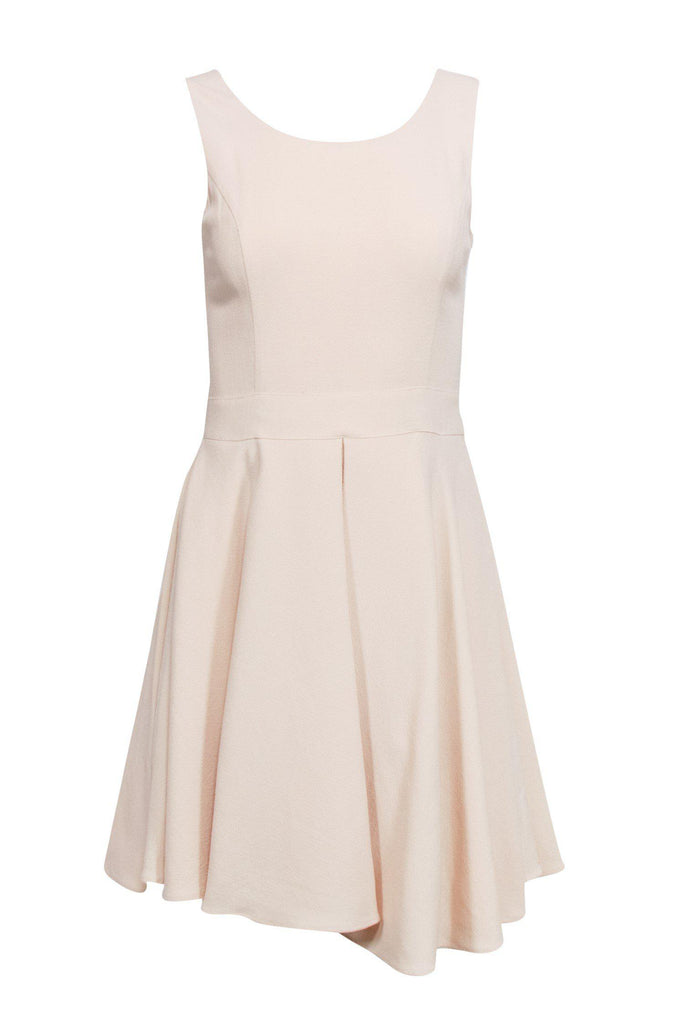 Rachel Zoe - Light Peach Wool Fit & Flare Dress Sz 4 Rachel Zoe - Light Peach Wool Fit & Flare Dress Sz 4