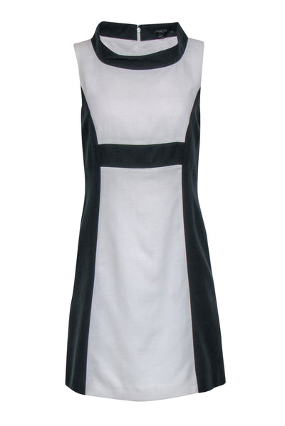 black and white shift dress Rachel Zoe