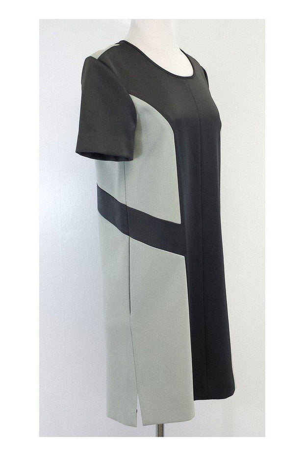 Current Boutique-Rag & Bone - Grey Geo Short Sleeve Dress Sz 2