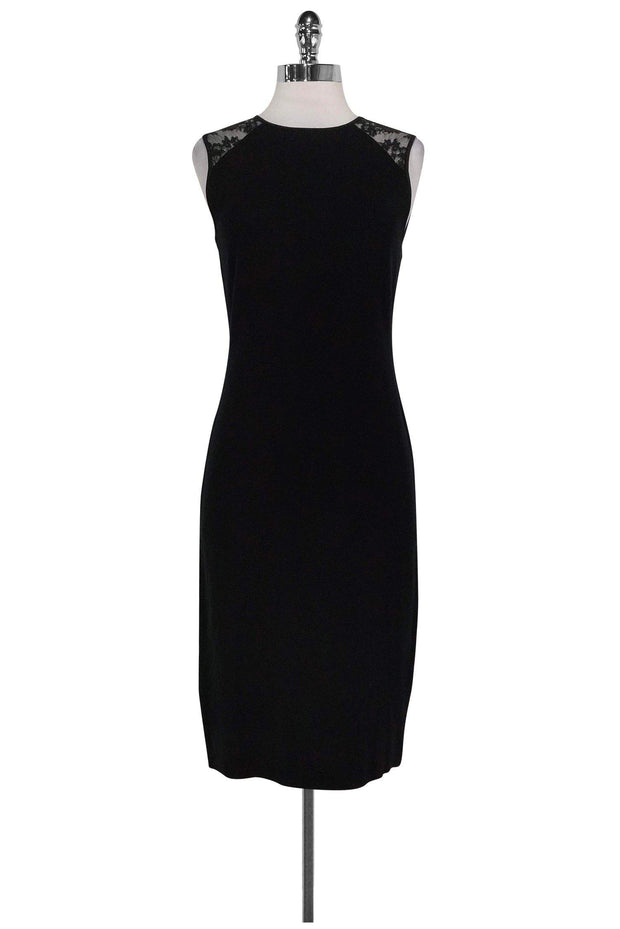Ralph Lauren - Black Fitted Knit Dress Sz M Ralph Lauren - Black Fitted Knit Dress Sz M