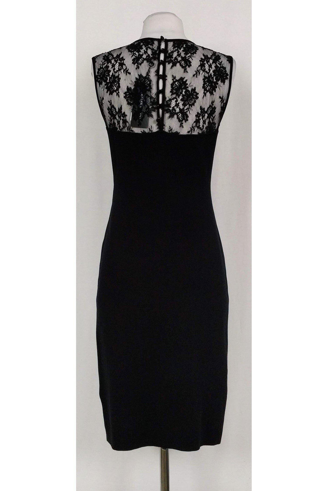 ralph lauren fitted dresses Lauren Ralph Lauren Womens Knot Front Midi Shift Dress Yellow 2 at Amazon Women's Clothing store