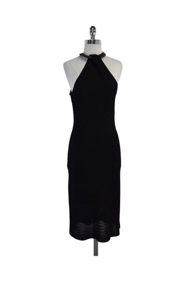 Ralph Lauren Black Label - Black Knit High Neck Dress Sz L Ralph Lauren Black Label - Black Knit High Neck Dress Sz L