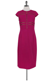 Current Boutique-Raoul - Magenta Fitted Dress Sz 8