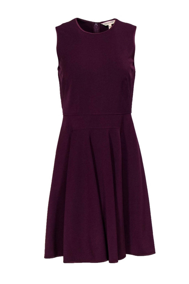 Rebecca Taylor - Plum Sleeveless Fit & Flare Dress Sz 2 Rebecca Taylor - Plum Sleeveless Fit & Flare Dress Sz 2