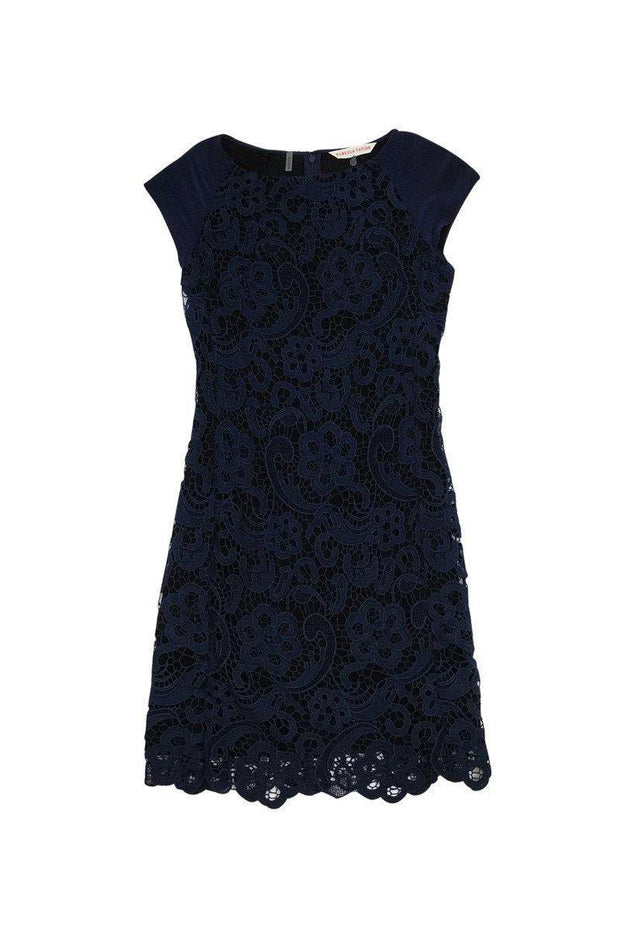 Rebecca Taylor - Navy Lace Dress Sz 0 Rebecca Taylor - Navy Lace Dress Sz 0